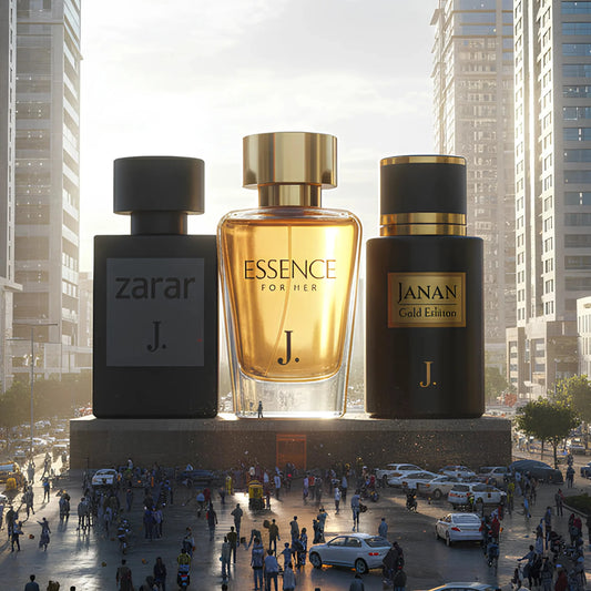 janan by j., zarar by j., and essence by j. deal pack in affordable price in pakistan