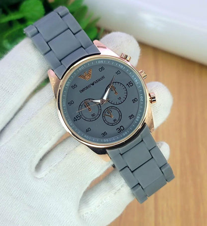 Men’s Stainless Steel Chain Watch – Multiple Color Straps | Premium Casual & Formal Style