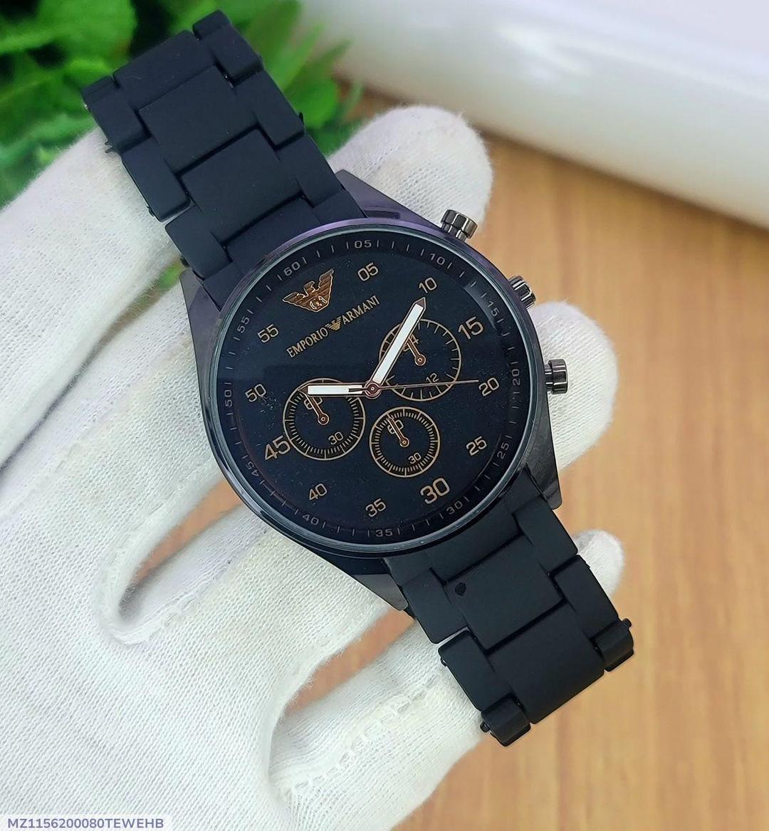 Men’s Stainless Steel Chain Watch – Multiple Color Straps | Premium Casual & Formal Style