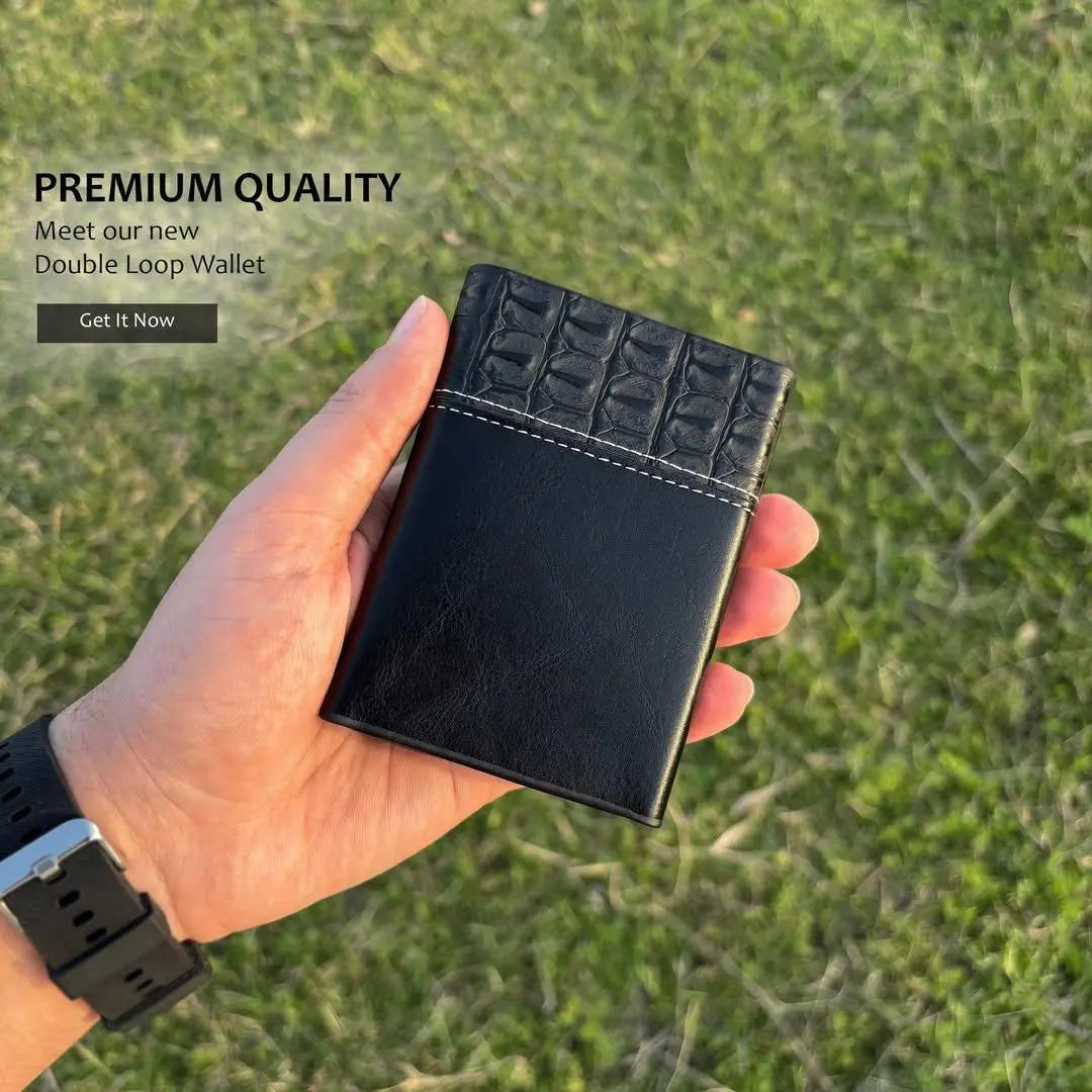 Men’s Premium Leather Wallet – Slim Stylish Durable Multicolor Pocket-Friendly Design
