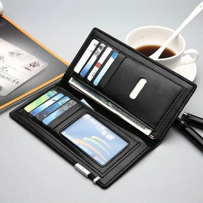 Men’s Leather Bi-Fold Wallet – Slim, Stylish & Pocket-Friendly